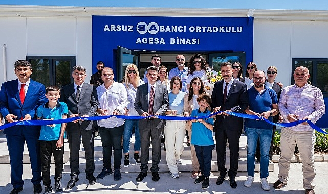 Arsuz Sabancı Ortaokulu AgeSA Binası Hatay’a Kazandırıldı