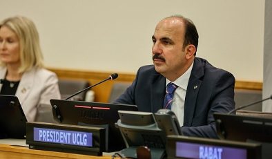 UCLG Başkanı Altay BM Genel Merkezi’nde Dünya Belediyelerine Seslendi: “Her Ortamda Filistinlilerin Sesi Olmaya Devam Edeceğiz”