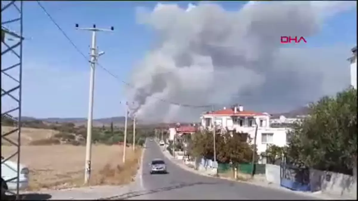 İzmir’de Orman Yangını Kontrol Altına Alındı