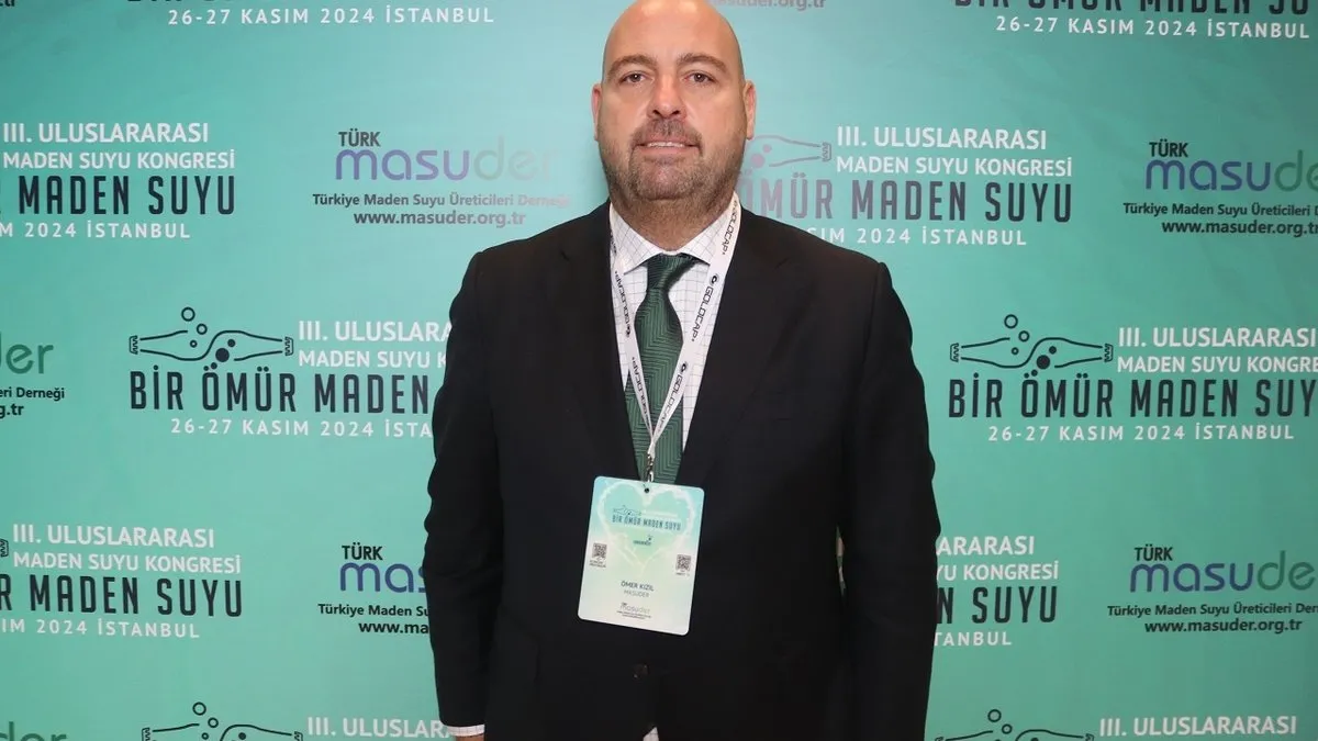 MASUDER 3. Uluslararası Maden Suyu Kongresi’nde yeni vizyon! Genel Başkan Ömer Kızıl: “Maden suyu artık sadece yemek sonrası içeceği değil”